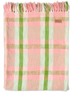 KIP & CO - WOVEN THROW - PISTACHIO TARTAN