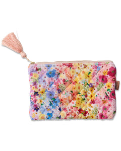 KIP & CO - VELVET COSMETIC PURSE - POSIE LANE