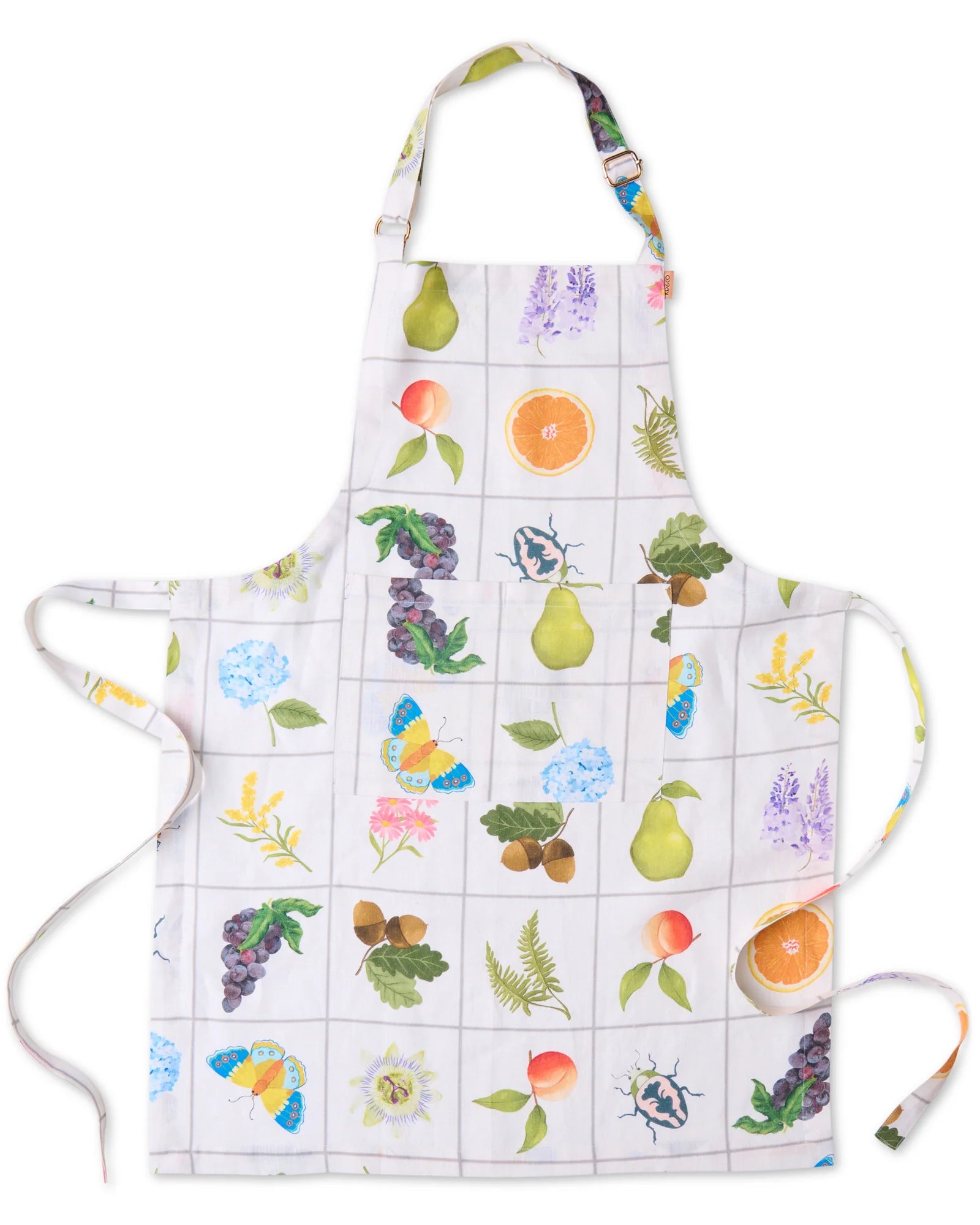 KIP & CO - LINEN APRON - PRAIRIE