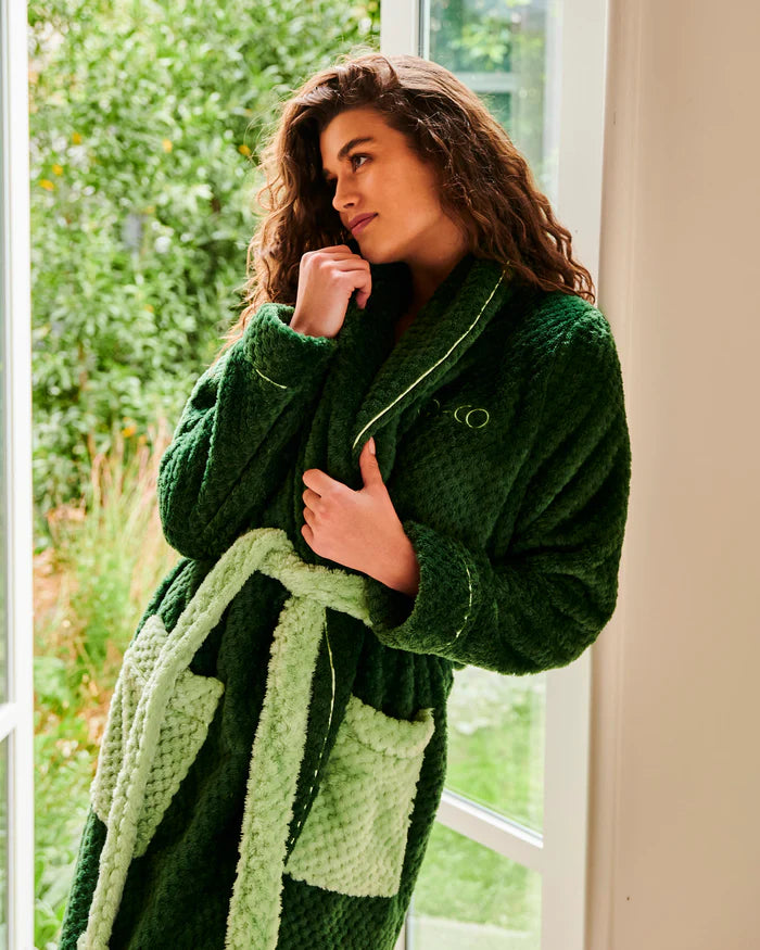 KIP & CO - COSY ROBE - RAINFOREST