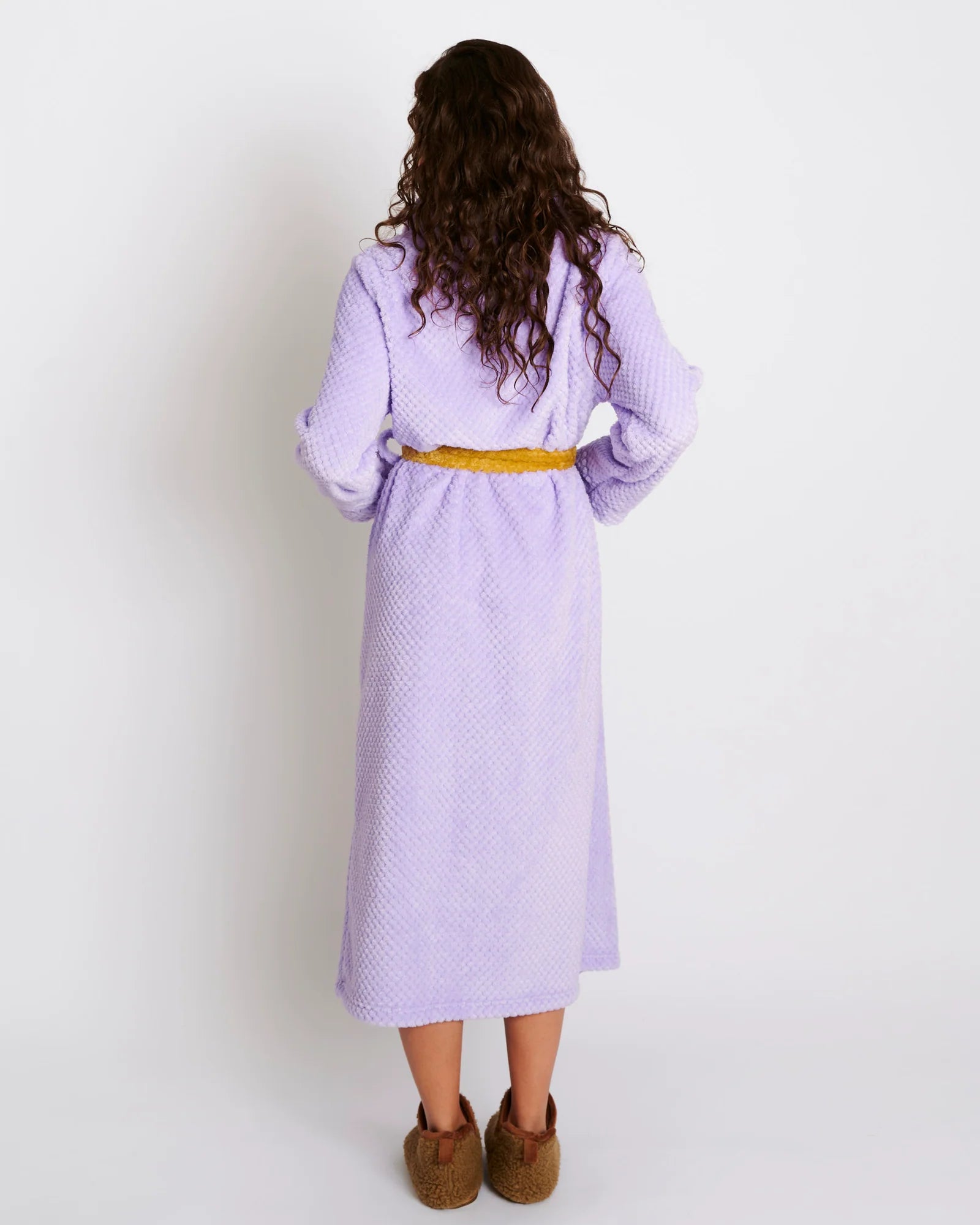 KIP & CO - COSY ROBE S/M - LAVENDER