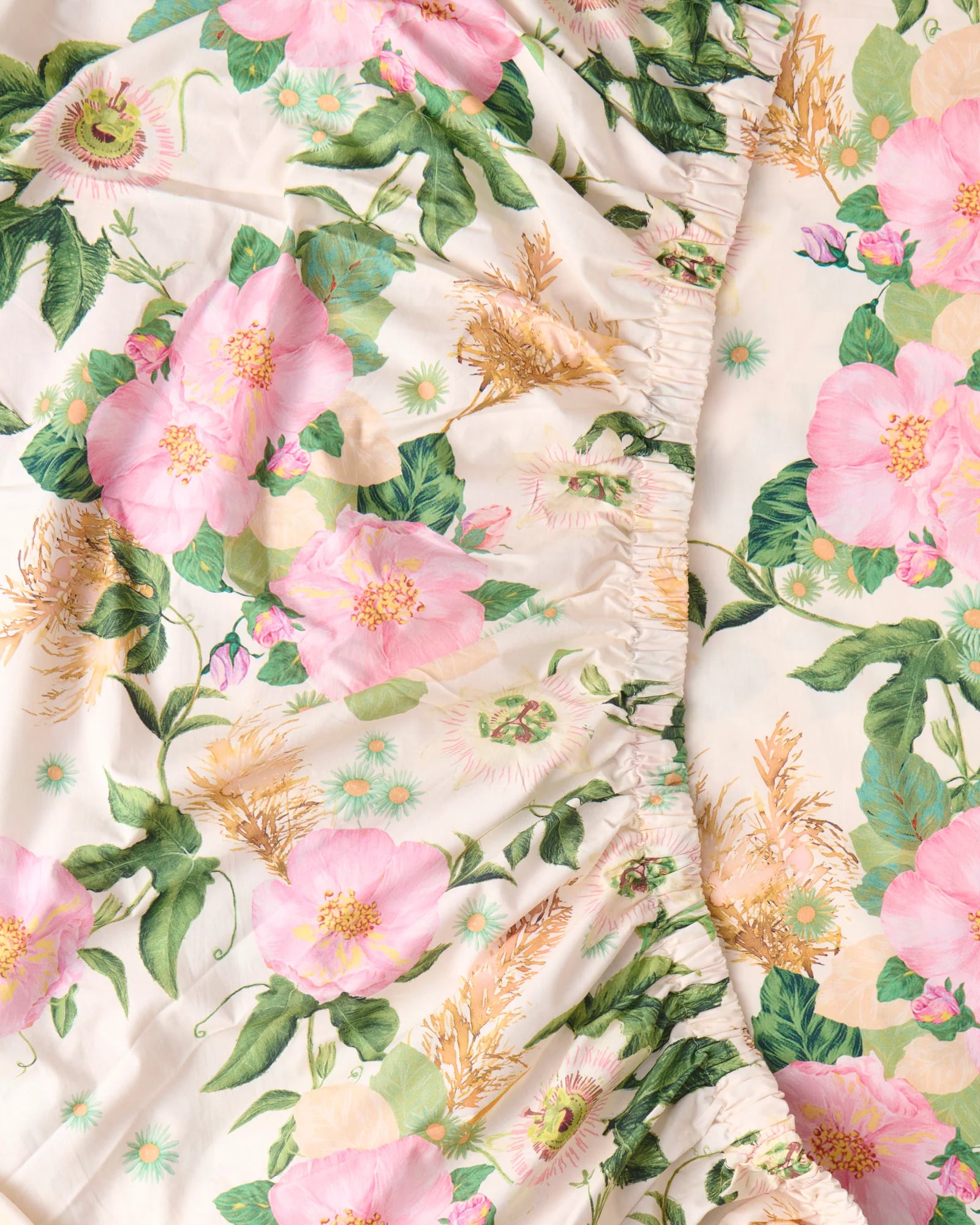 KIP & CO - ORGANIC COTTON FITTED SHEET - SUNDAY STROLL