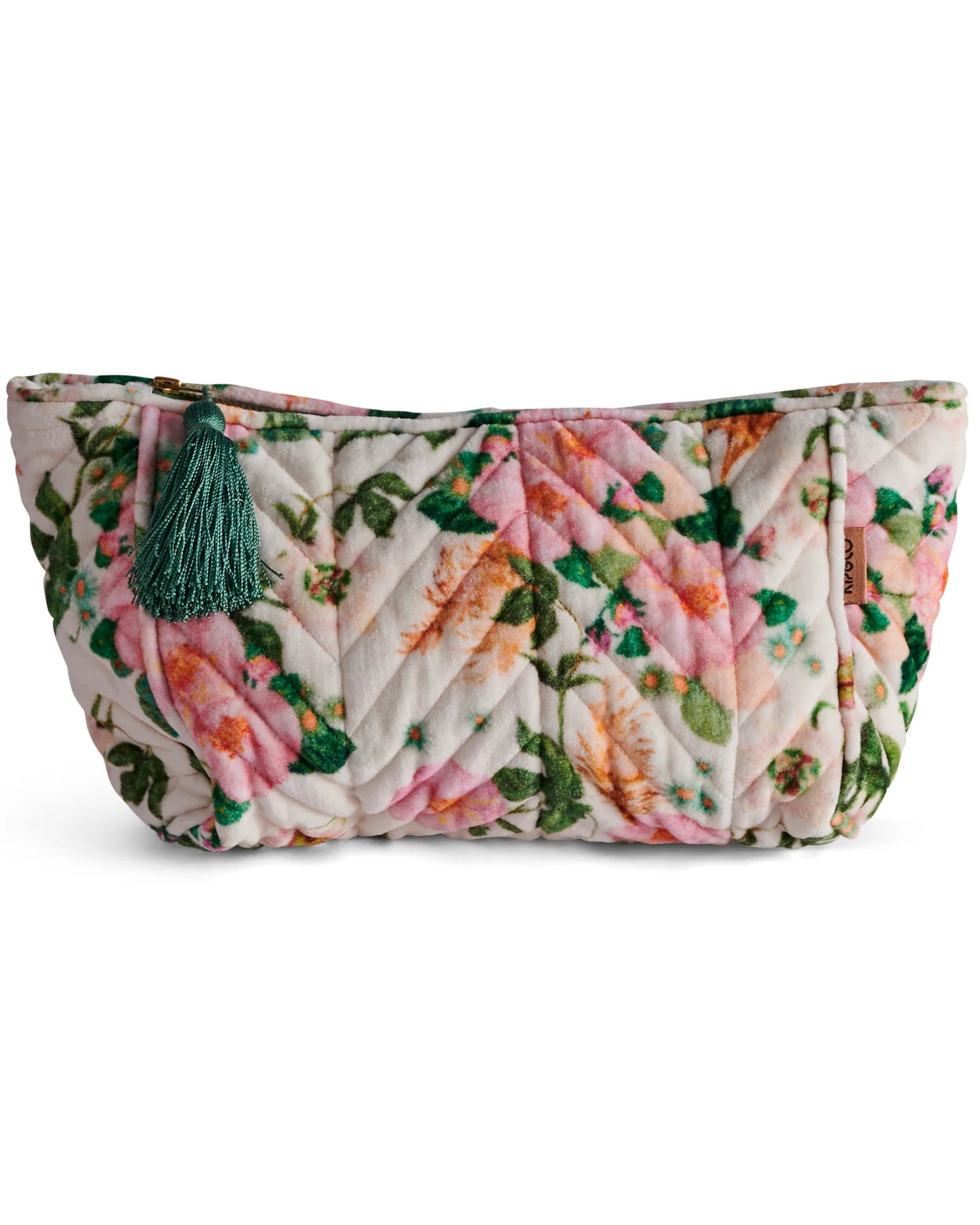 KIP & CO - VELVET TOILETRY BAG - SUNDAY STROLL