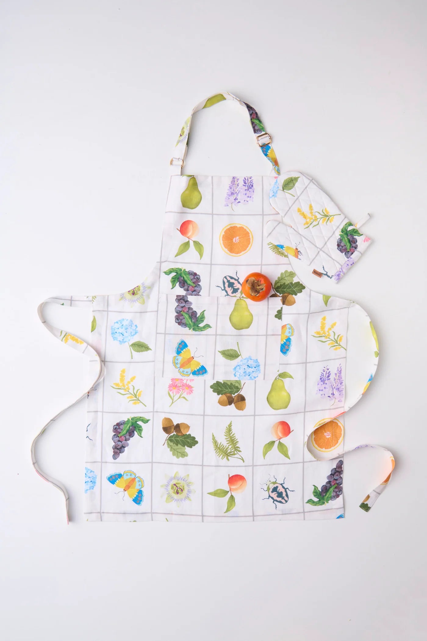 KIP & CO - LINEN APRON - PRAIRIE