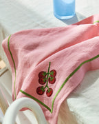 KIP & CO - EMBROIDERED LINEN 4P NAPKIN SET - SUPPER CLUB