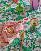 KIP & CO - EMBROIDERED LINEN 4P NAPKIN SET - SUPPER CLUB