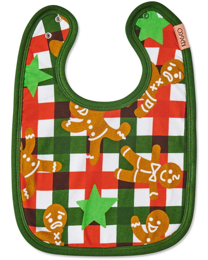 KIP & CO - ORGANIC COTTON BIB - GINGERBREAD