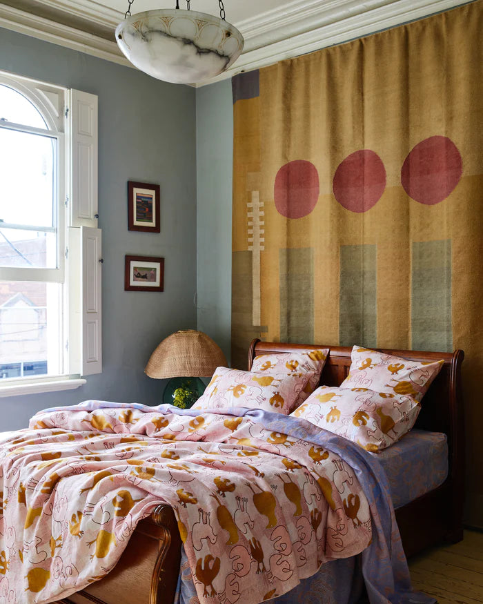 KIP & CO X ERNABELLA ARTS - TJULPU KULUNYPA LINEN QUILT COVER