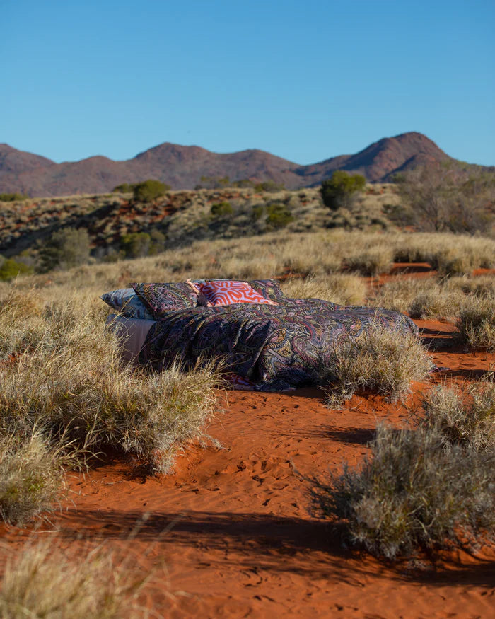 KIP & CO X ERNABELLA ARTS - TJALA TJUKURPA LINEN QUILT COVER