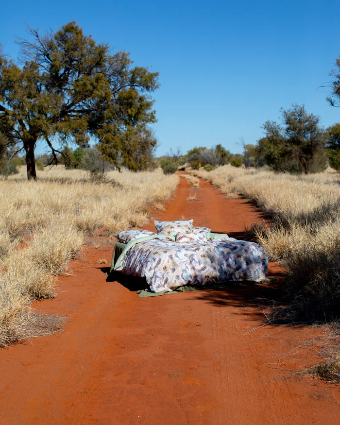 KIP & CO X ERNABELLA ARTS - LIKARA LINEN QUILT COVER