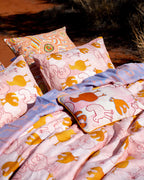 KIP & CO X ERNABELLA ARTS - TJULPU KULUNYPA LINEN QUILT COVER