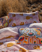 KIP & CO X ERNABELLA ARTS - TJULPU KULUNYPA LINEN QUILT COVER