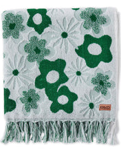 Load image into Gallery viewer, KIP &amp; CO - EMBOSSED TERRY BATH SHEET / BEACH TOWEL - GREEN HOUSE

