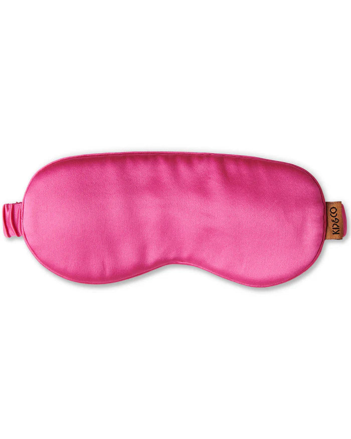 KIP & CO - PERFECT PINK SILK EYE MASK