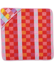 Load image into Gallery viewer, KIP &amp; CO - TERRY BABY TOWEL - SHERBET TARTAN

