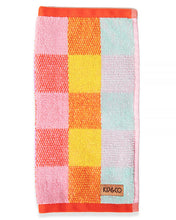 Load image into Gallery viewer, KIP &amp; CO - TERRY FACE WASHER - SHERBET TARTAN

