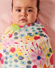 Load image into Gallery viewer, KIP &amp; CO - FIELD OF DREAMS IN COLOUR BAMBOO SWADDLE
