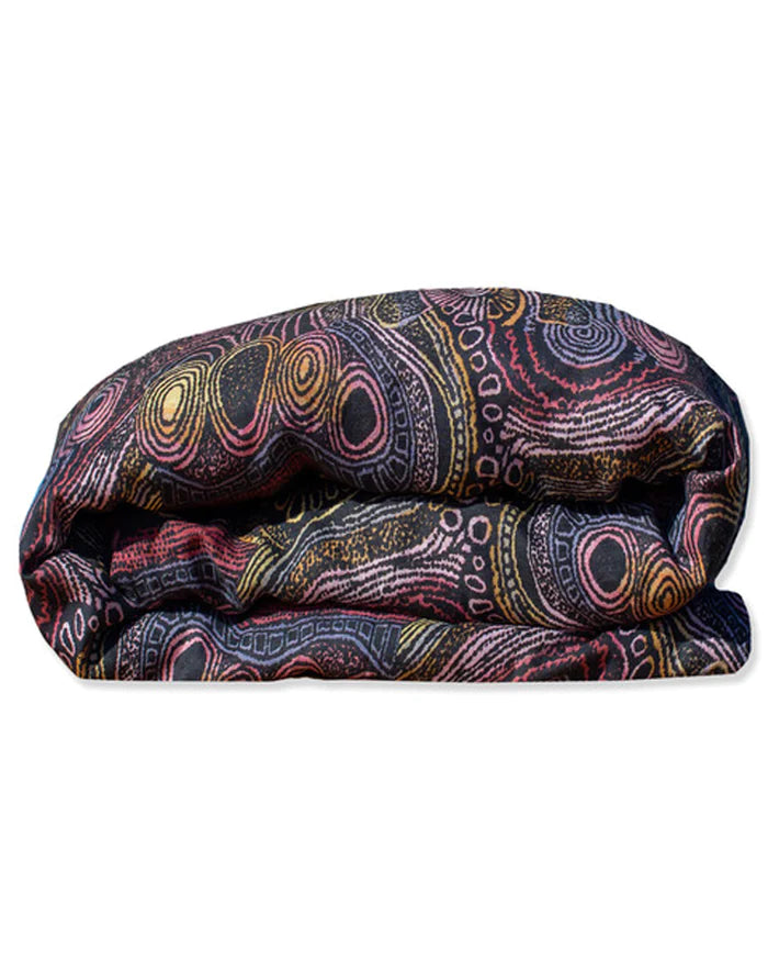 KIP & CO X ERNABELLA ARTS - TJALA TJUKURPA LINEN QUILT COVER