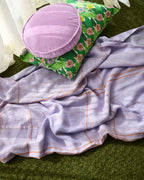 KIP & CO - VELVET PEA CUSHION - LILAC