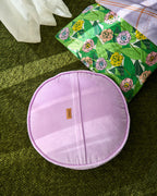 KIP & CO - VELVET PEA CUSHION - LILAC