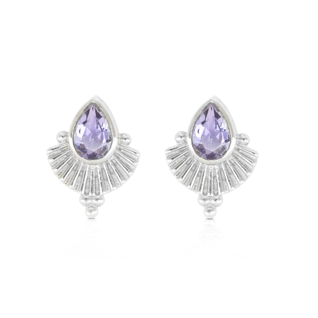 TONIMAY - VENUS IOLITE SILVER EARRINGS