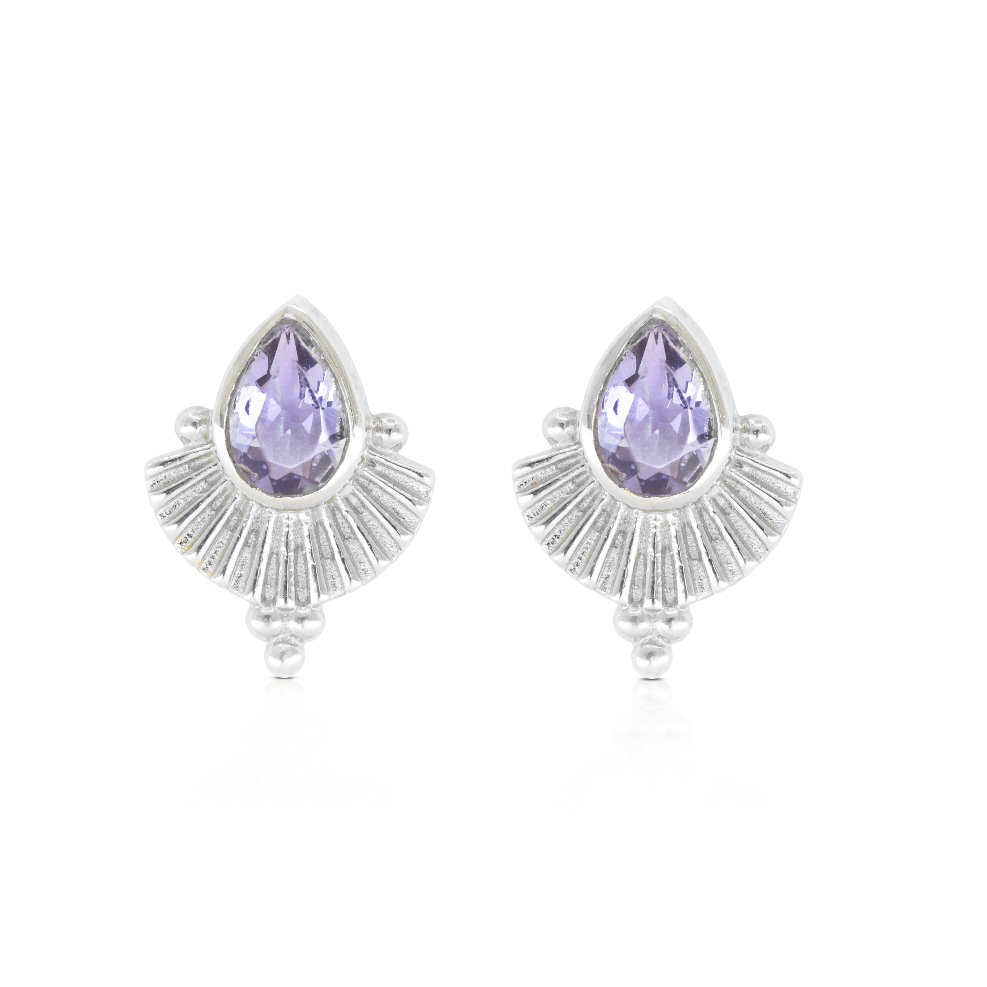 TONIMAY - VENUS IOLITE SILVER EARRINGS
