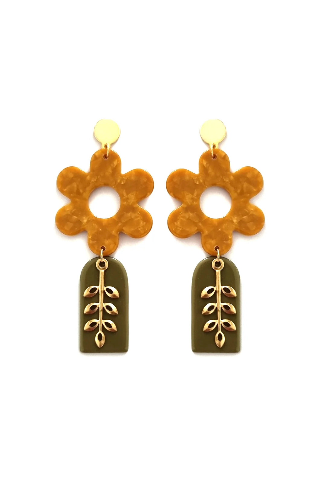 MIDDLE CIHLD - SWEET-TALKER EARRINGS - MUSTARD