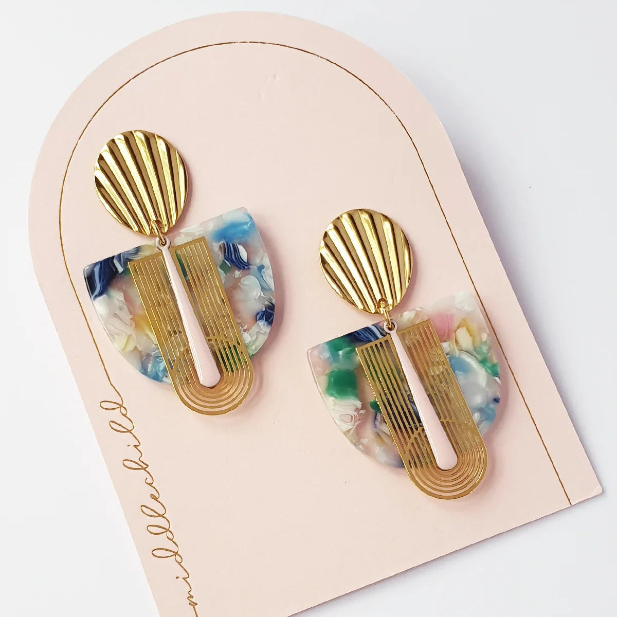 MIDDLE CHILD - BANDSTAND EARRINGS - PASTEL