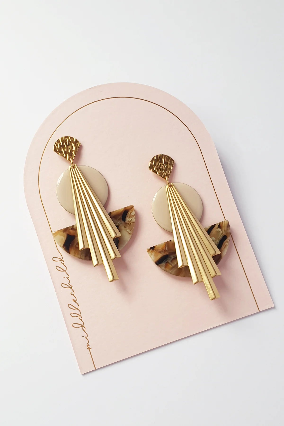MIDDLE CHILD - BROADWAY EARRINGS - MACADAMIA