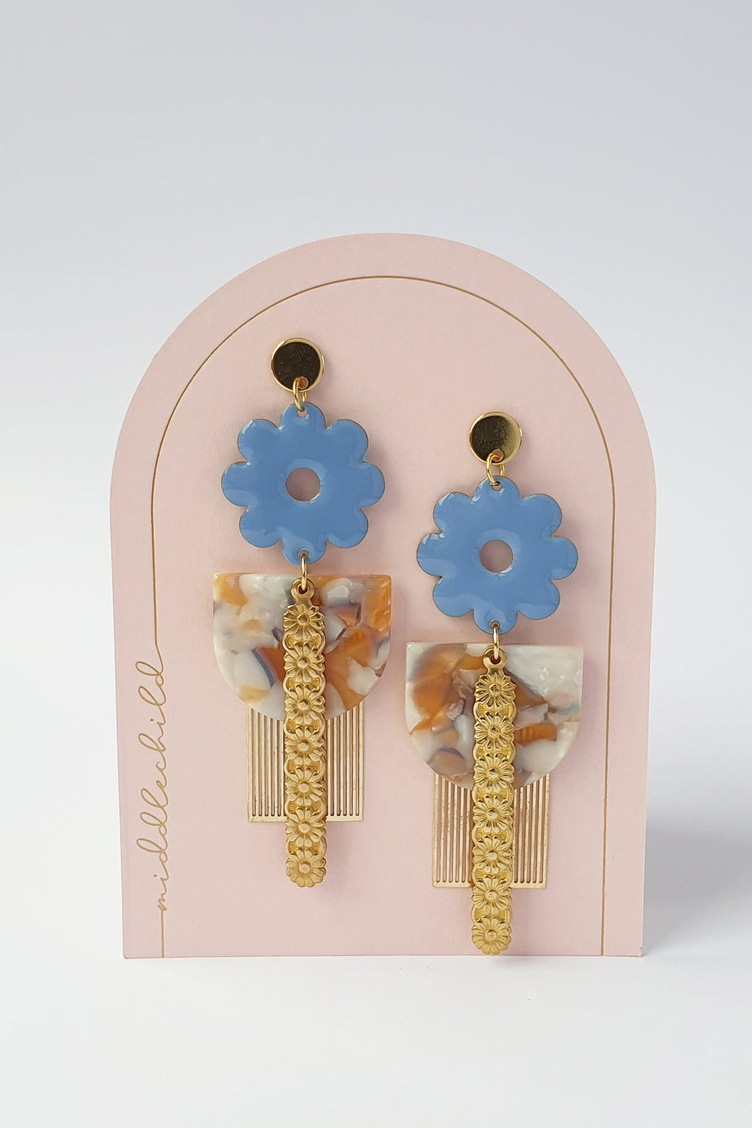 MIDDLE CHILD - FAIRGROUND EARRINGS - SKYBLUE