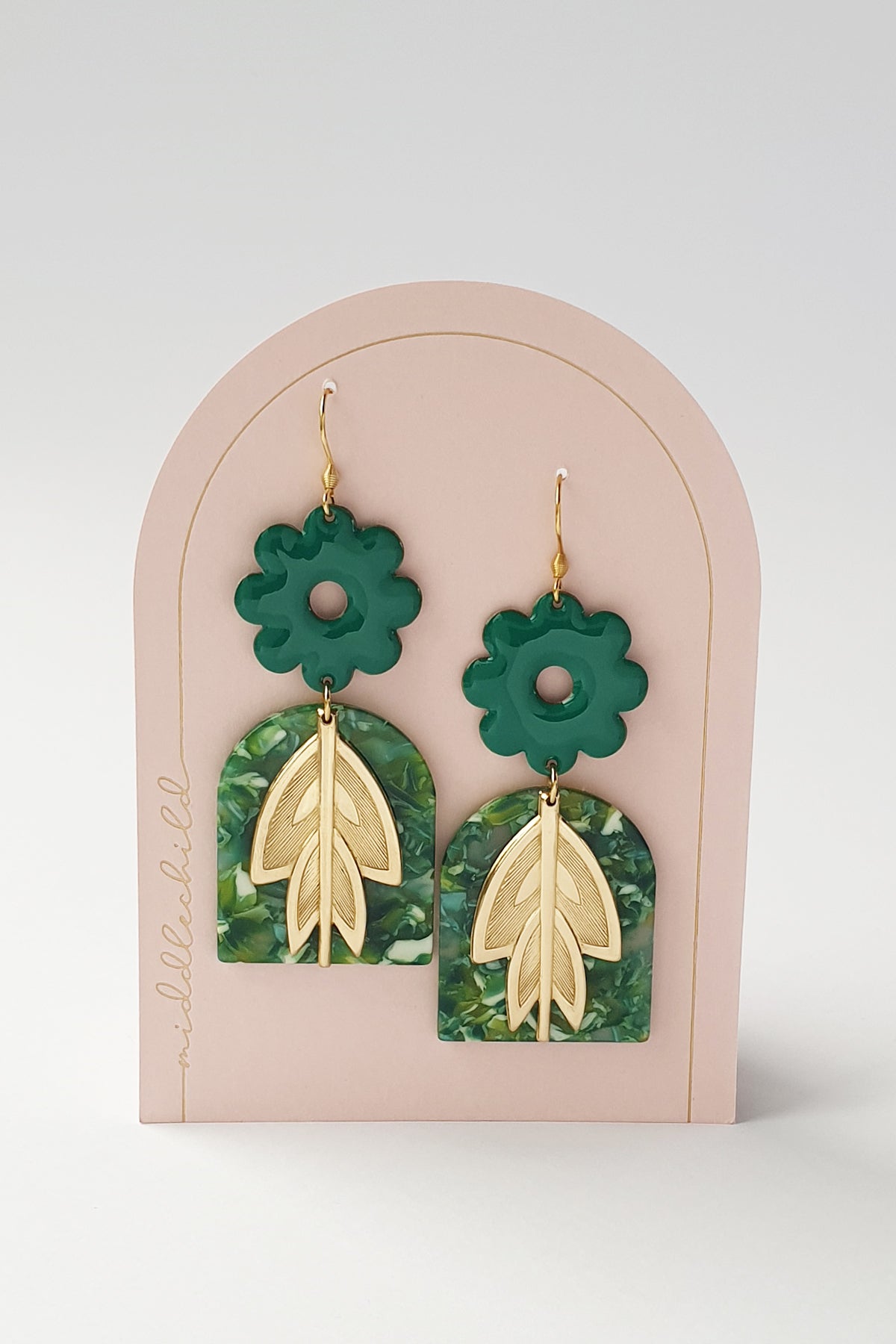 MIDDLE CHILD - FROLIC EARRINGS - GREEN