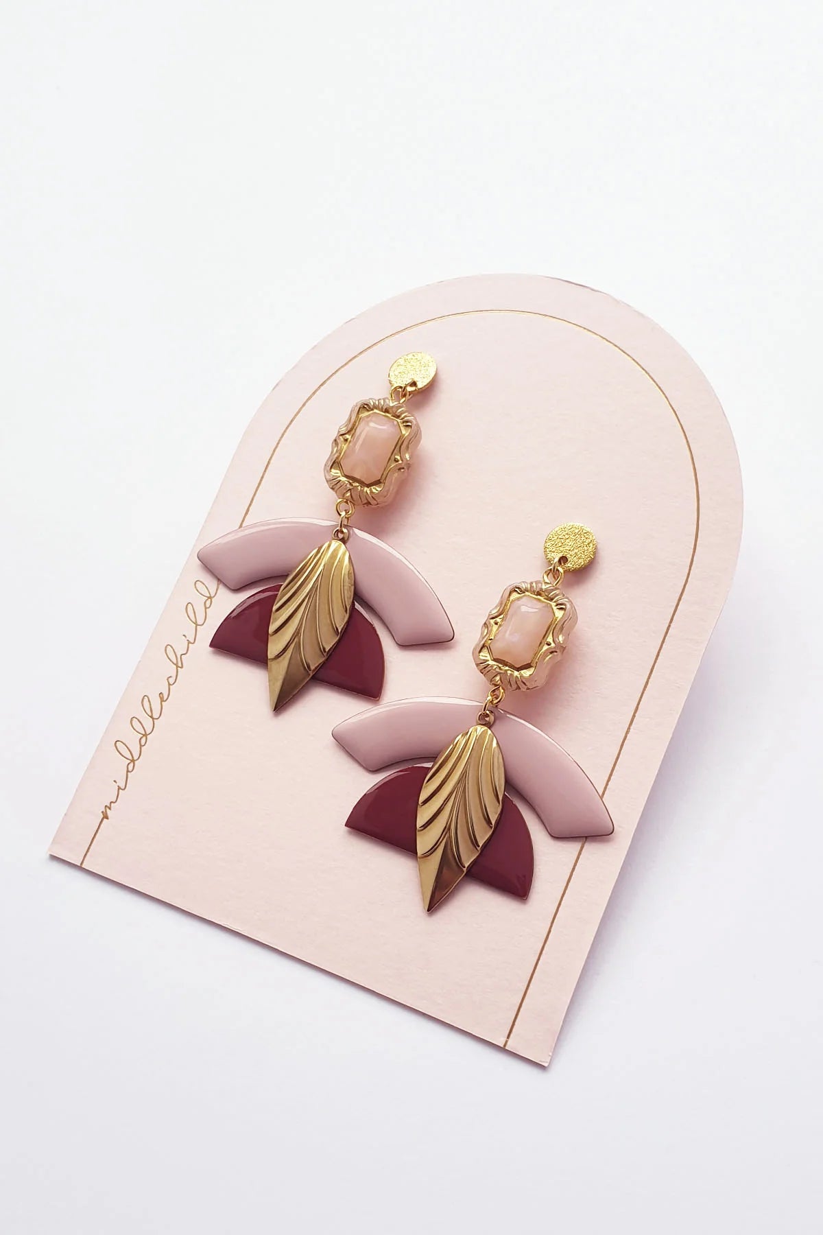 MIDDLE CHILD - PALACE EARRINGS - PINK