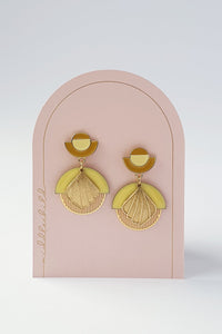 MIDDLE CHILD - SHILLING EARRINGS - LEMON