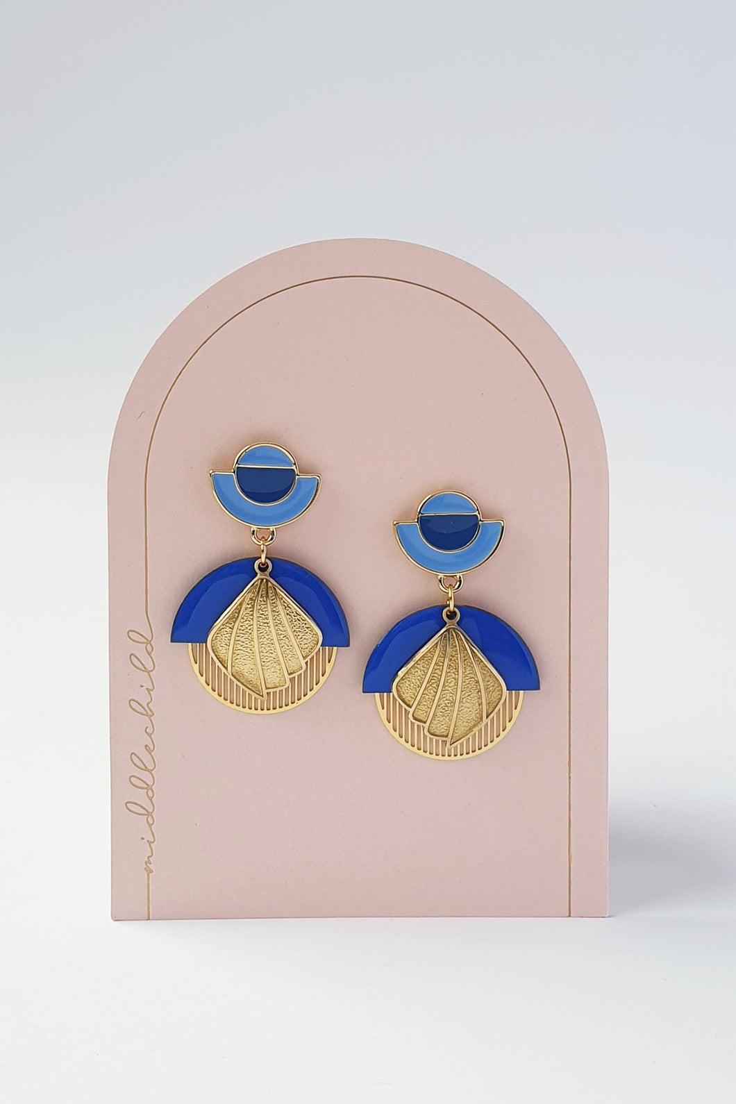 MIDDLE CHILD - SHILLING EARRINGS - SAPPHIRE