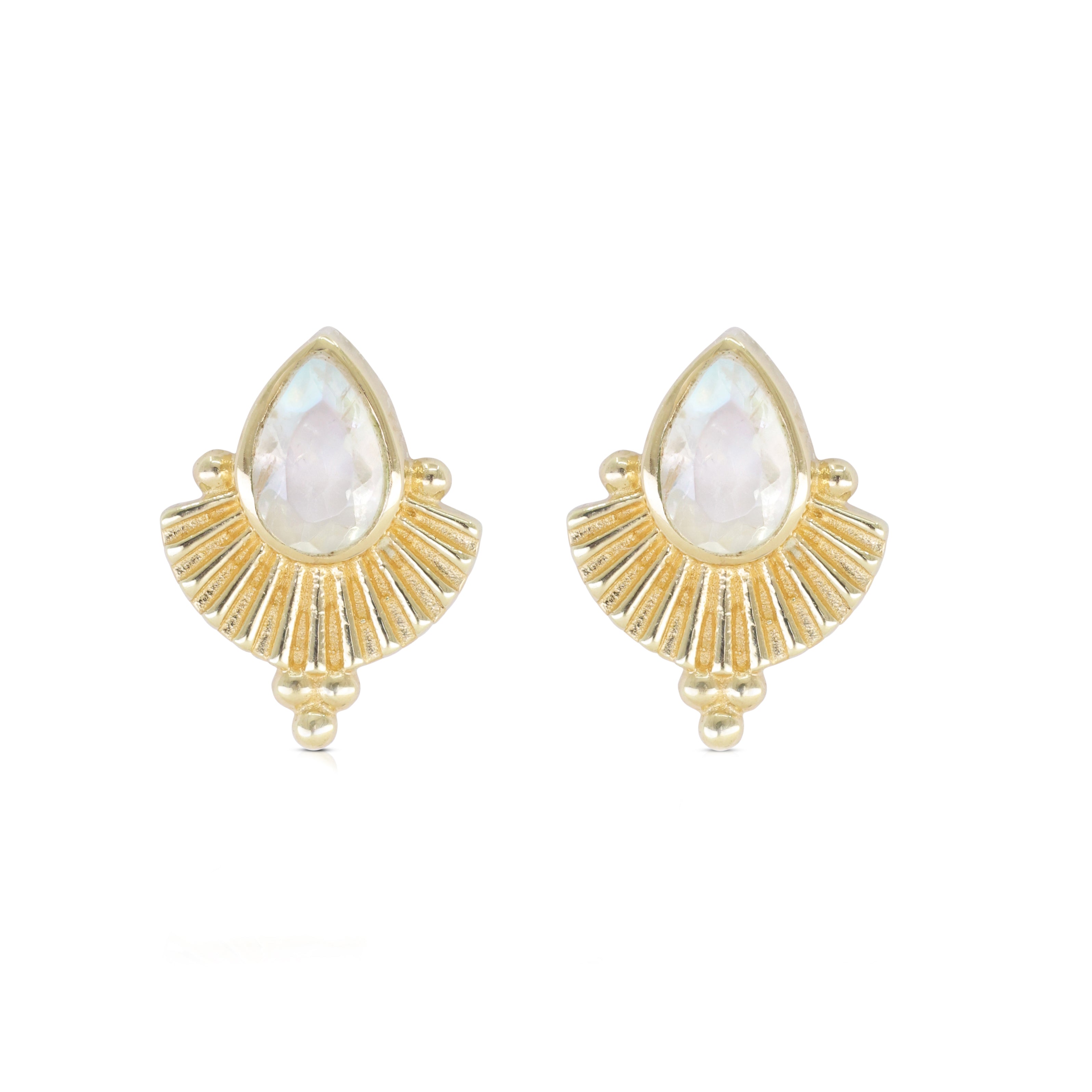 TONIMAY - VENUS MOONSTONE GOLD EARRINGS