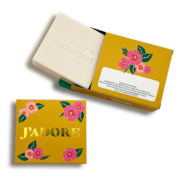MURPHY & DAUGHTERS - MESSAGE ON A SOAP - J'ADORE (GRAPEFRUIT)