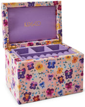 Load image into Gallery viewer, KIP &amp; CO - LARGE VELVET JEWELLERY BOX - PANSY
