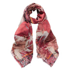 D)LUX - PARKER LEAF WOOL/MODAL SCARF - SPICE