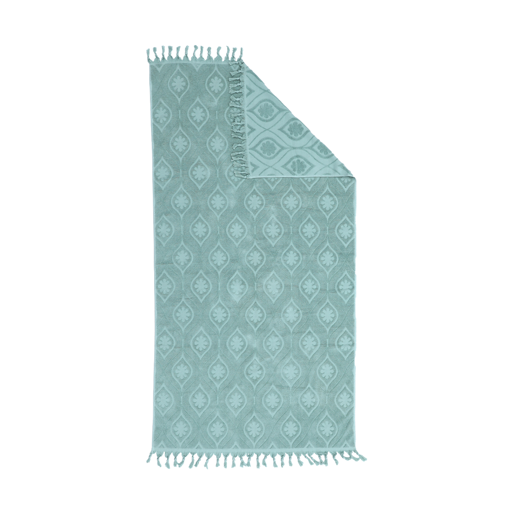 WANDERING FOLK - DAISY BEACH TOWEL - PEPPERMINT