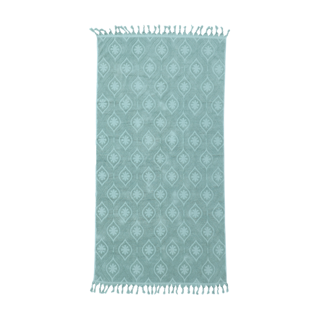 WANDERING FOLK - DAISY BEACH TOWEL - PEPPERMINT