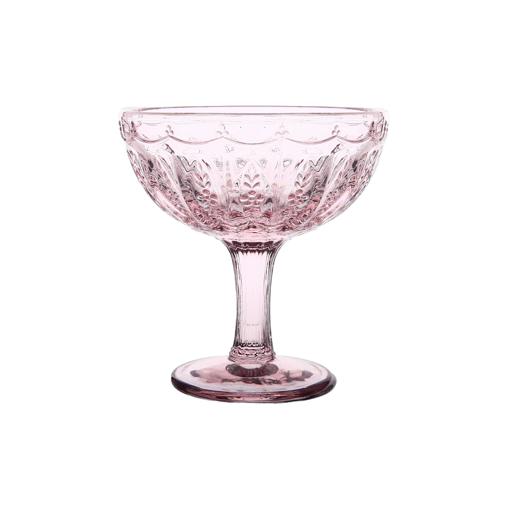 WANDERING FOLK - PRIMROSE MARGARITA GLASS (SET OF 2)