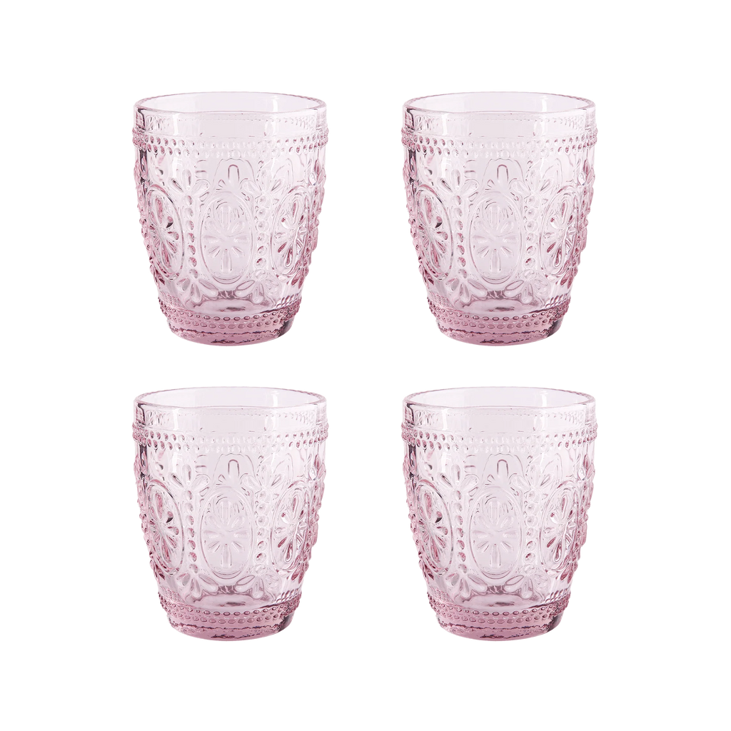 WANDERING FOLK - PRIMROSE TUMBLER GLASS (SET OF 4)