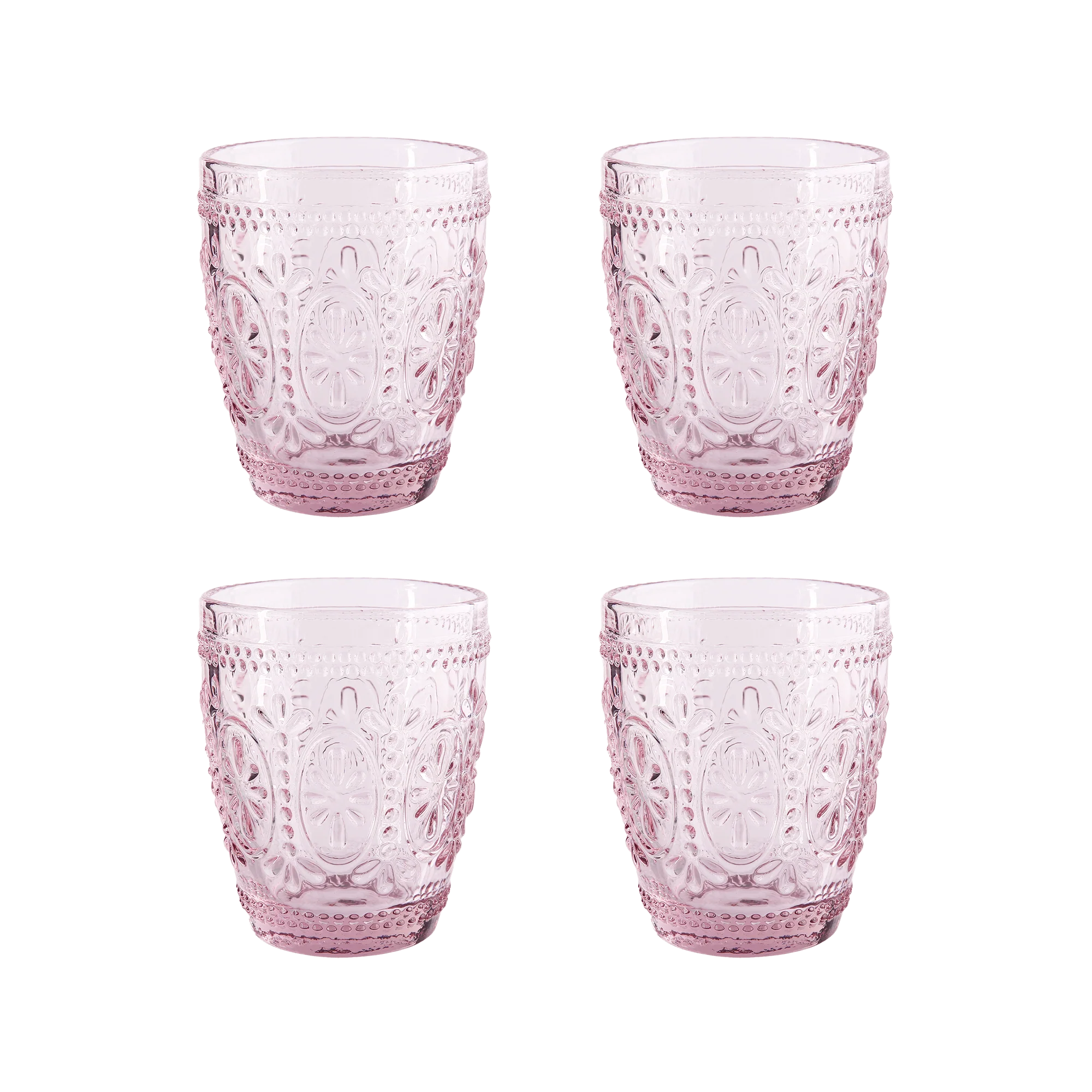 WANDERING FOLK - PRIMROSE TUMBLER GLASS (SET OF 4)