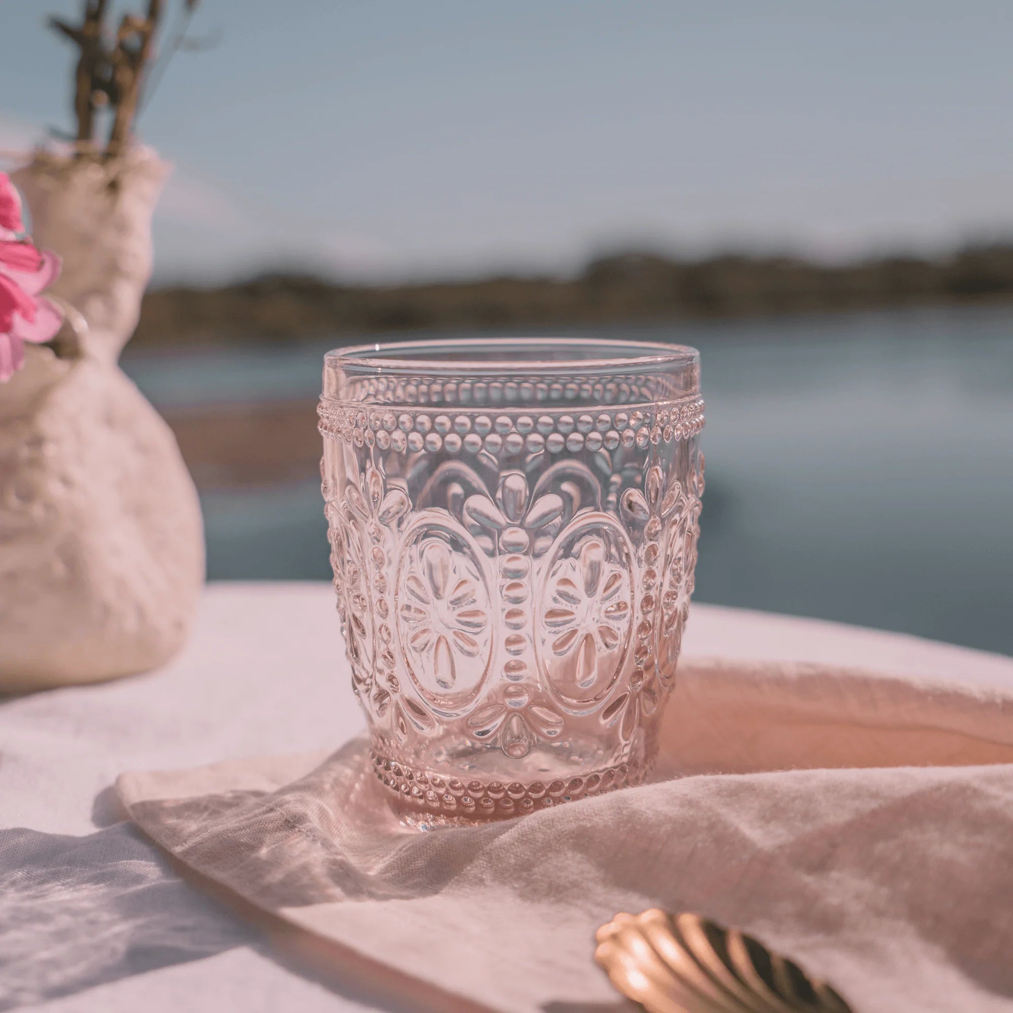WANDERING FOLK - PRIMROSE TUMBLER GLASS (SET OF 4)