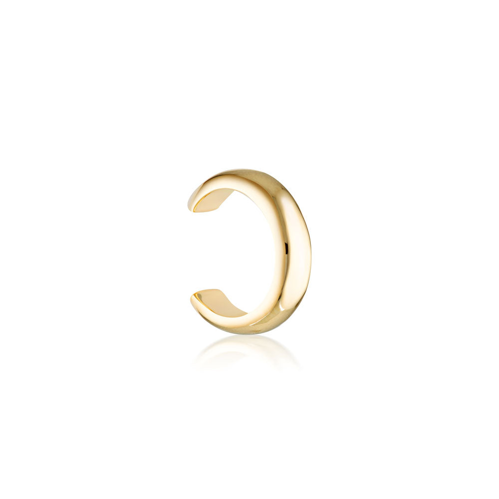 LINDA TAHIJA - STAPLE EAR CUFF - GOLD