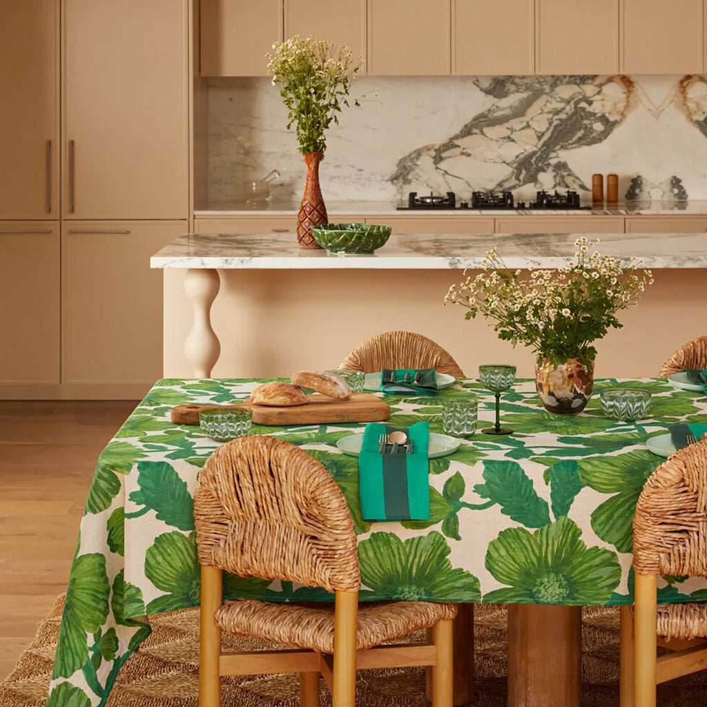 BONNIE & NEIL - LEON EMERALD TABLECLOTH - MEDIUM