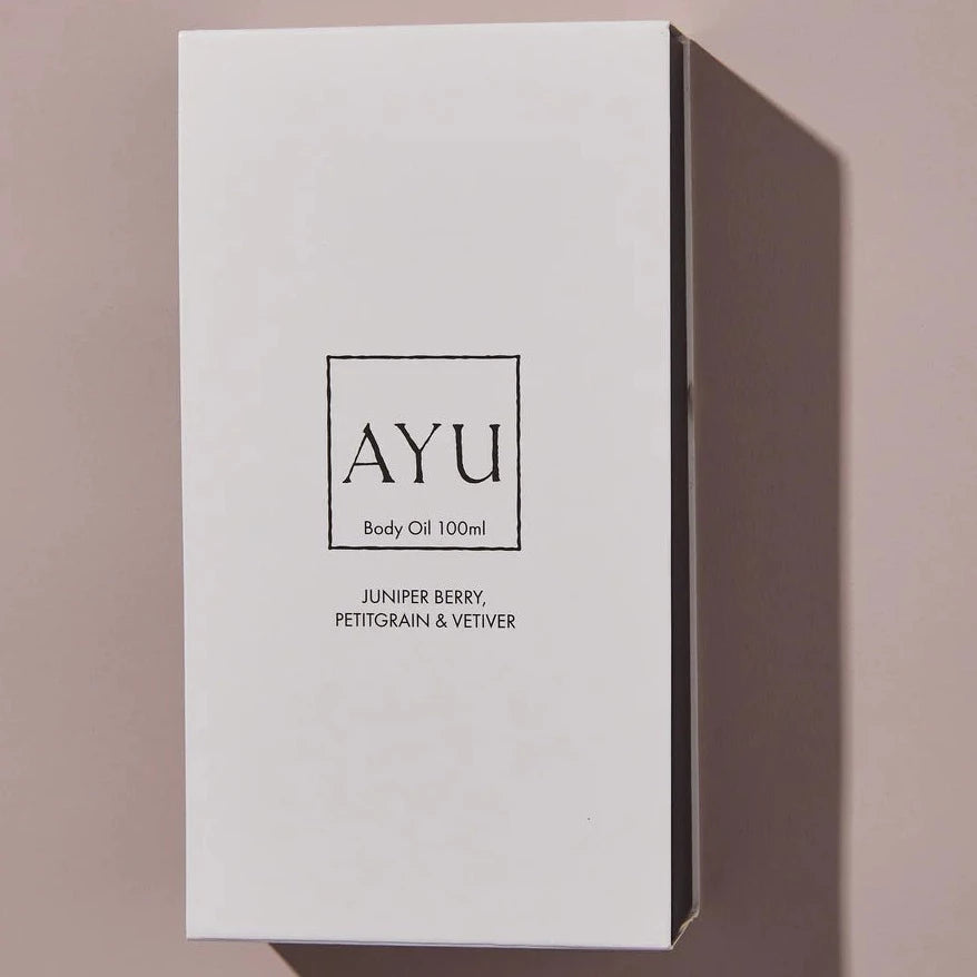 AYU - BODY OIL 100ML - JUNIPER BERRY, PETITGRAIN & VETIVER