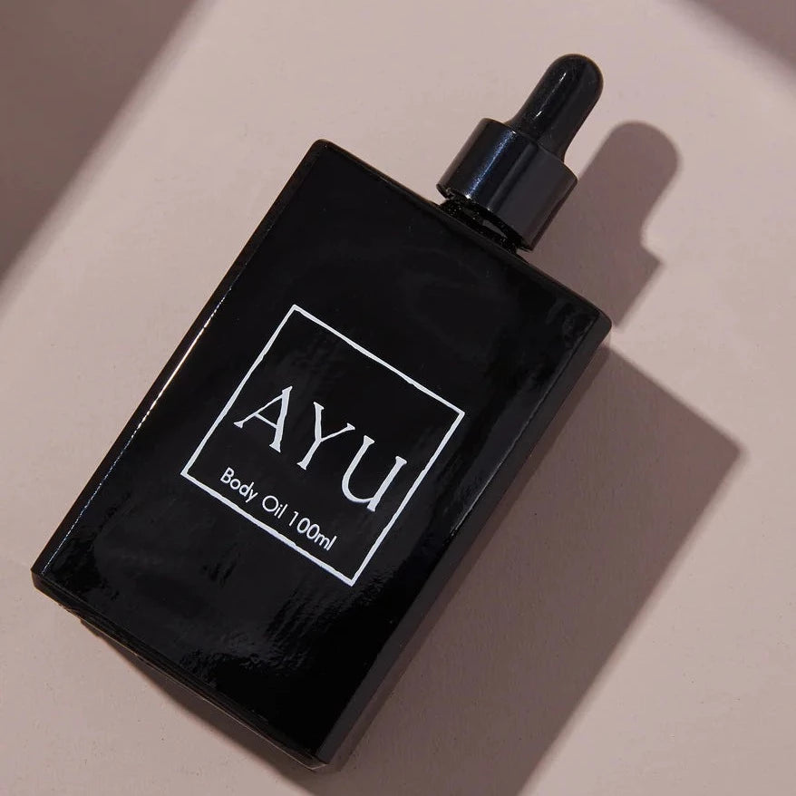 AYU - BODY OIL 100ML - ROSE, OTTO, FIG & BLACK PEPPER
