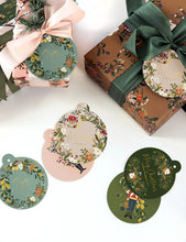 Load image into Gallery viewer, BESPOKE LETTERPRESS - 12PK BAUBLE CHRISTMAS TAGS &quot;NUTCRACKER&quot;
