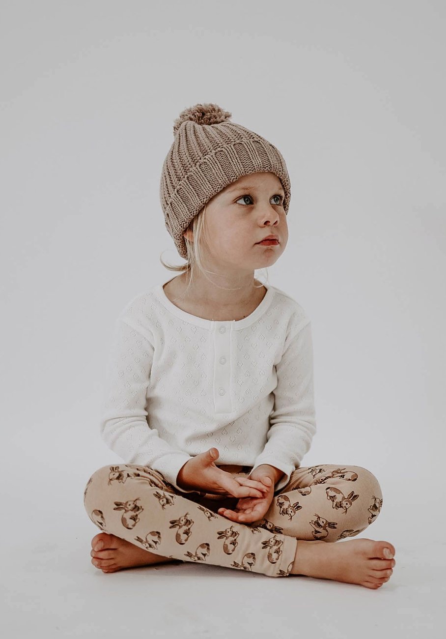 MIANN & CO - CHUNKY BEANIE - FAWN